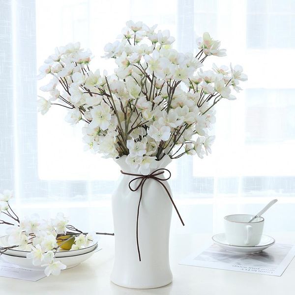 decorative flowers & wreaths artificial peach blossom small cherry wedding home diy decoration pography plastic fake silk r17
decorative flowers & wreaths artificial peach blossom small cherry wedding home diy decoration pography plastic fake silk r17
