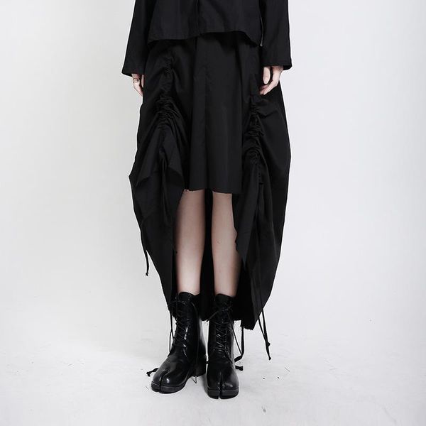 skirts oversize pleated maxi skirt 2021 spring dark black a-line long design irregular outline drawstring
skirts oversize pleated maxi skirt 2021 spring dark black a-line long design irregular outline drawstring