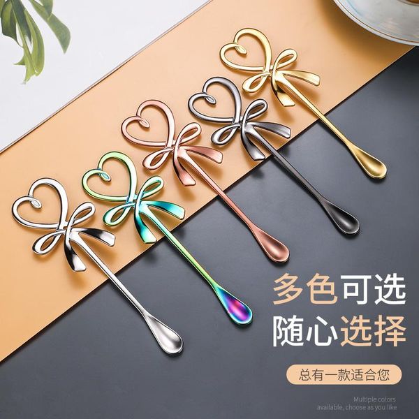 spoons long handle iced tea spoon, heart creative bows coffee ice cream stainless steel cocktail stirring
spoons long handle iced tea spoon, heart creative bows coffee ice cream stainless steel cocktail stirring