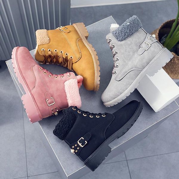boots combat large size 36-43 women's winter outdoor warm snow thickened leisure ankle for women tooling, Black
boots combat large size 36-43 women's winter outdoor warm snow thickened leisure ankle for women tooling, Black