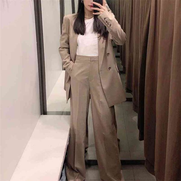 spring and autumn women's casual solid color double-breasted pocket decoration loose jacket 210430, White
spring and autumn women's casual solid color double-breasted pocket decoration loose jacket 210430, White