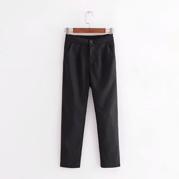 women's pants & capris vomvoa 2021 spring elastic waist feet ol smoke casual three-color nine 0937, Black;white
women's pants & capris vomvoa 2021 spring elastic waist feet ol smoke casual three-color nine 0937, Black;white