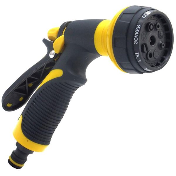 adjustable water spray-gun with 8 functions nozzle head adapter connectors handle has a soft rubber coating watering equipments
adjustable water spray-gun with 8 functions nozzle head adapter connectors handle has a soft rubber coating watering equipments