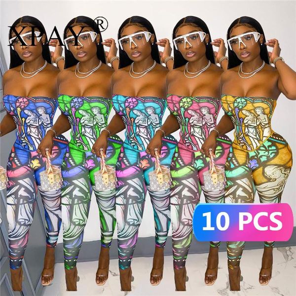 women's two piece pants wholesale items women bodycon playsuit printing strapless bustier corset and pencil pant set outfits x7028, White
women's two piece pants wholesale items women bodycon playsuit printing strapless bustier corset and pencil pant set outfits x7028, White