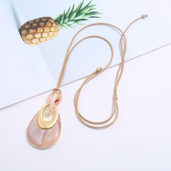 pendant necklaces statement acrylic drop necklace leather retractable chain women jewelry choker kolye long & pendants collares, Silver
pendant necklaces statement acrylic drop necklace leather retractable chain women jewelry choker kolye long & pendants collares, Silver