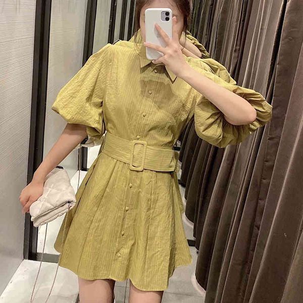 za summer women dress with blet solid loose office lady party vestido half sleeve elegant girls causal outfits 210422, Black;gray
za summer women dress with blet solid loose office lady party vestido half sleeve elegant girls causal outfits 210422, Black;gray