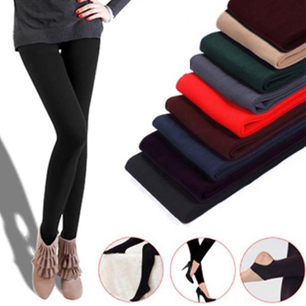 autumn winter thick warm women legging brushed lining stretch fleece pants trample feet leggings high elasticity, Black
autumn winter thick warm women legging brushed lining stretch fleece pants trample feet leggings high elasticity, Black