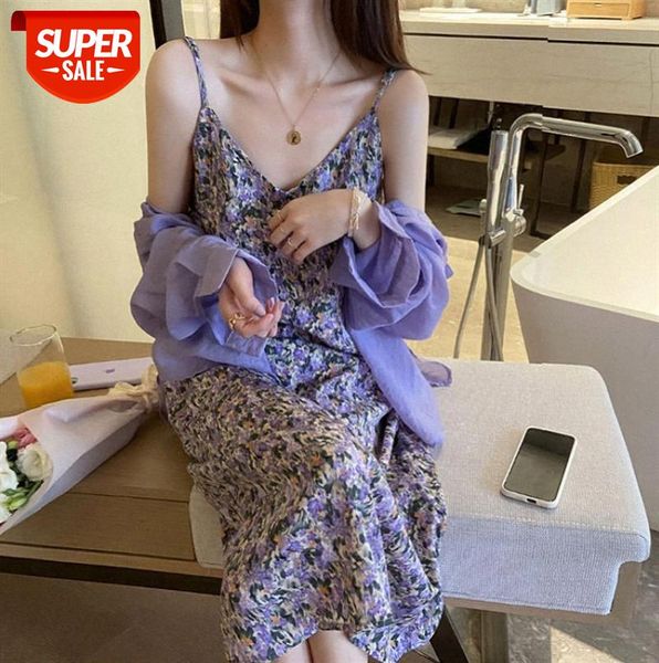 sling dress women's floral skirt is thin, retro v-neck oil painting purple a-line #sb4t, Black
sling dress women's floral skirt is thin, retro v-neck oil painting purple a-line #sb4t, Black