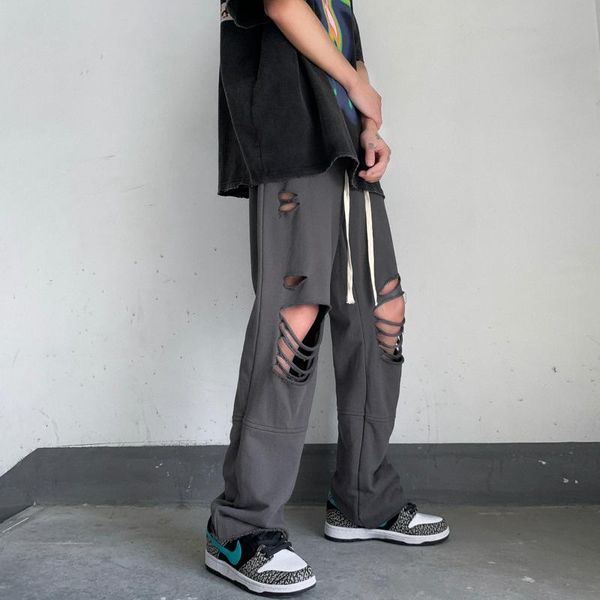 men's pants mens hole ankle-length 2021 summer hip hop streetwear harem men harajuku casual trousers clothing, Black
men's pants mens hole ankle-length 2021 summer hip hop streetwear harem men harajuku casual trousers clothing, Black