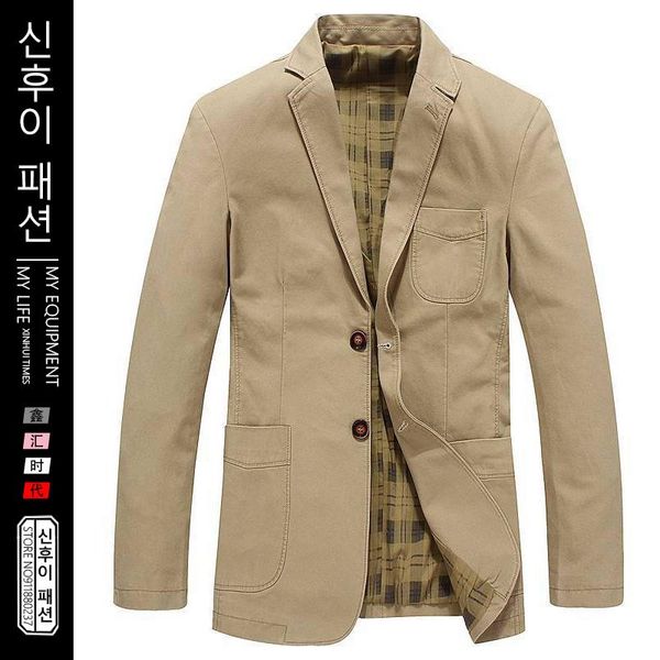 men's suits & blazers 100% cotton men jacket buttons pockets business casual street wear spring autumn male outwear slim man solid colo, White;black
men's suits & blazers 100% cotton men jacket buttons pockets business casual street wear spring autumn male outwear slim man solid colo, White;black