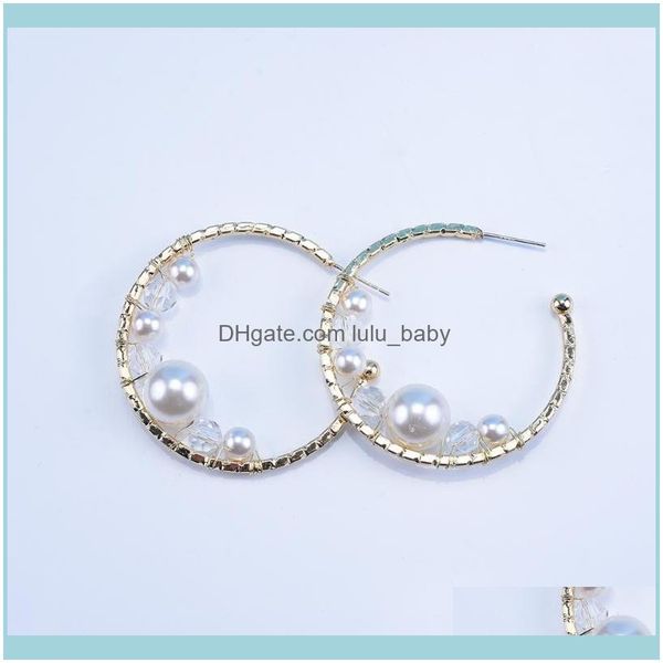 jewelrypearl hoop earrings fashion bohemian glass beads statement simple delicate metal jewelry women wedding aessories & hie drop delivery, Golden;silver
jewelrypearl hoop earrings fashion bohemian glass beads statement simple delicate metal jewelry women wedding aessories & hie drop delivery, Golden;silver