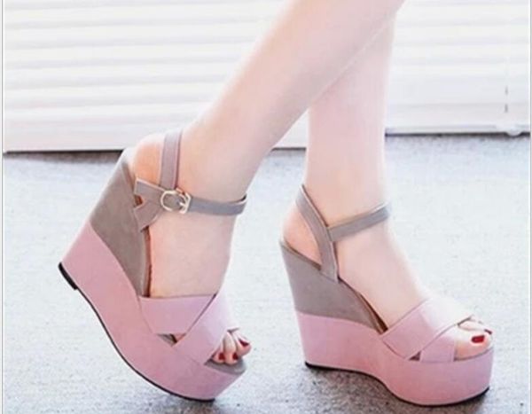 fashion ladies wedge sandals women shoes summer suede open toe elastic female casual women's dress, Black
fashion ladies wedge sandals women shoes summer suede open toe elastic female casual women's dress, Black