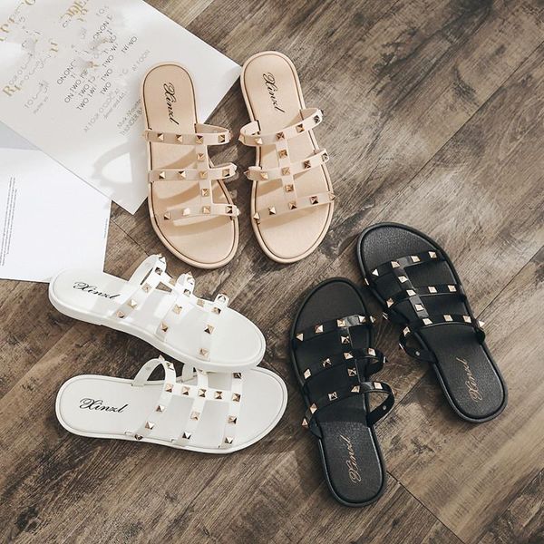 summer women flat slippers rivet gladiator beach fashion casual shoes woman peep toe ladies, Black
summer women flat slippers rivet gladiator beach fashion casual shoes woman peep toe ladies, Black