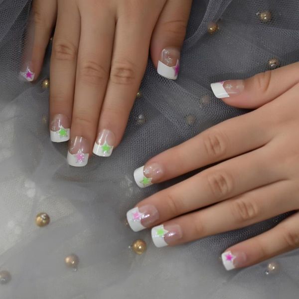 false nails imabc 24pcs clear edge lovely cute glitter nail art full cover fack party charming gels wholesale square start, Red;gold
false nails imabc 24pcs clear edge lovely cute glitter nail art full cover fack party charming gels wholesale square start, Red;gold