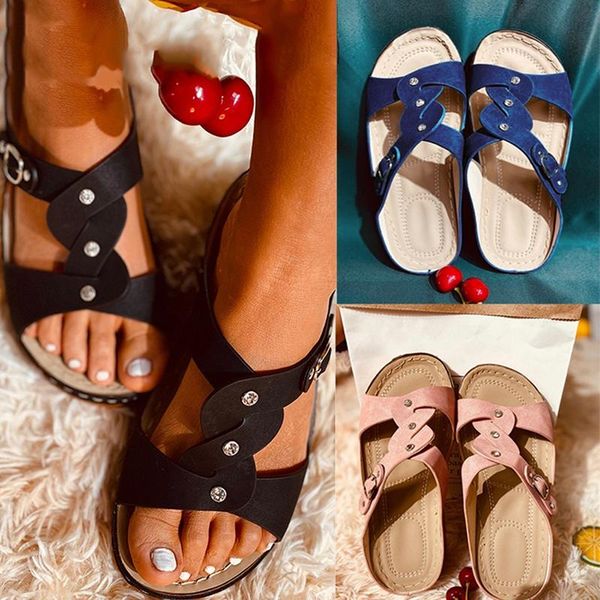 women's summer sandals anti-slip breathable wedge footwear rhinestones decoration female shoes casual slippers bj2783, Black
women's summer sandals anti-slip breathable wedge footwear rhinestones decoration female shoes casual slippers bj2783, Black