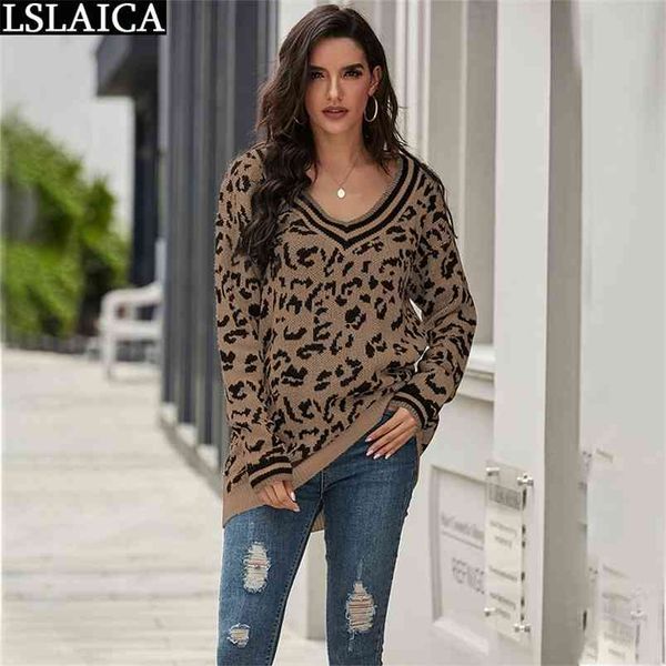fashion casual long women knitwear leopard streetwear winter clothes loose sweaters v-nek sleeve pullover poleras mujer 210515, White;black
fashion casual long women knitwear leopard streetwear winter clothes loose sweaters v-nek sleeve pullover poleras mujer 210515, White;black
