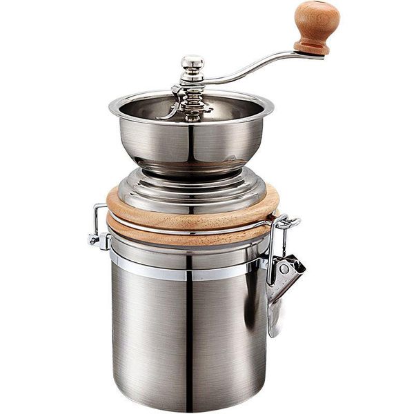 manual coffee grinders grinder 304 stainless steel household small portable hand machine
manual coffee grinders grinder 304 stainless steel household small portable hand machine