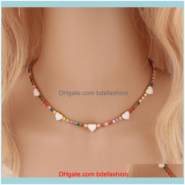 & pendants jewelrycharms rainbow enamel heart necklaces for women crystal gold micro pave chokers cz cubic zirconia jewelry gift drop delive, Golden;silver
& pendants jewelrycharms rainbow enamel heart necklaces for women crystal gold micro pave chokers cz cubic zirconia jewelry gift drop delive, Golden;silver