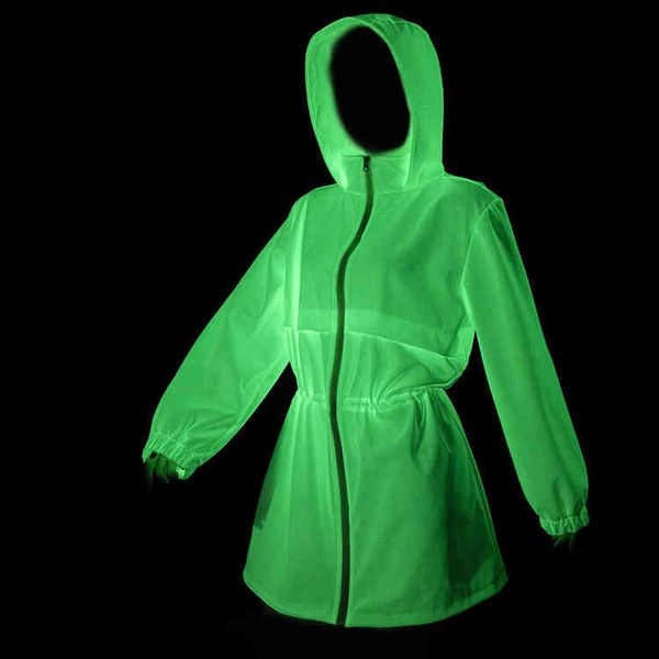 luminous outdoor suit women's hooded et reflective luminous windbreaker, Black;brown
luminous outdoor suit women's hooded et reflective luminous windbreaker, Black;brown