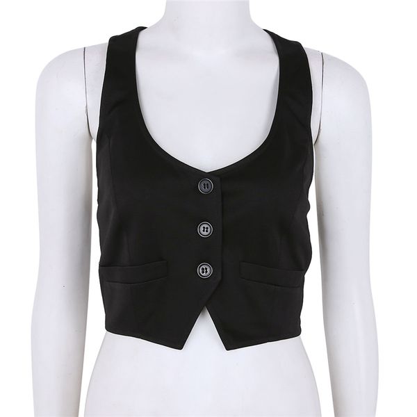 women's vests women autumn spring v-neck button down fitted racer back classic vest waistcoat lady office wear short shirts 7p76, Black;white
women's vests women autumn spring v-neck button down fitted racer back classic vest waistcoat lady office wear short shirts 7p76, Black;white