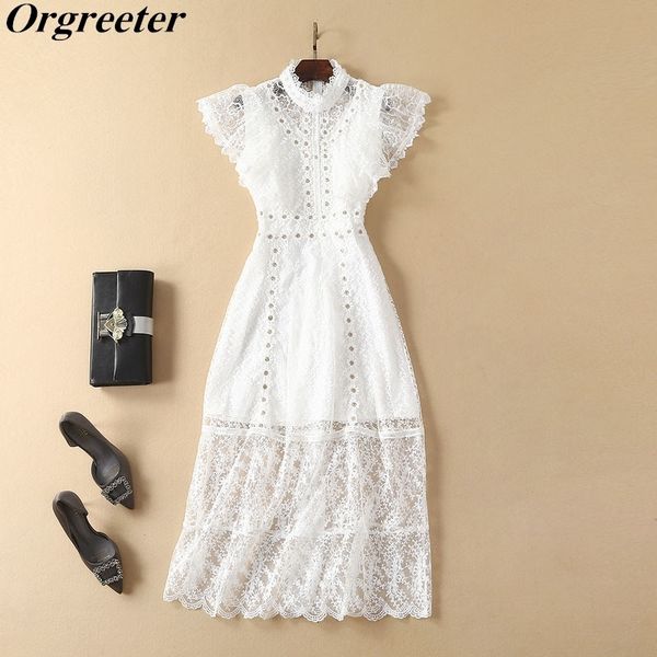romantic vintage victorian temperament white lace dresses butterfly beaded floral embroidery mid hollow out 210525, Black;gray
romantic vintage victorian temperament white lace dresses butterfly beaded floral embroidery mid hollow out 210525, Black;gray