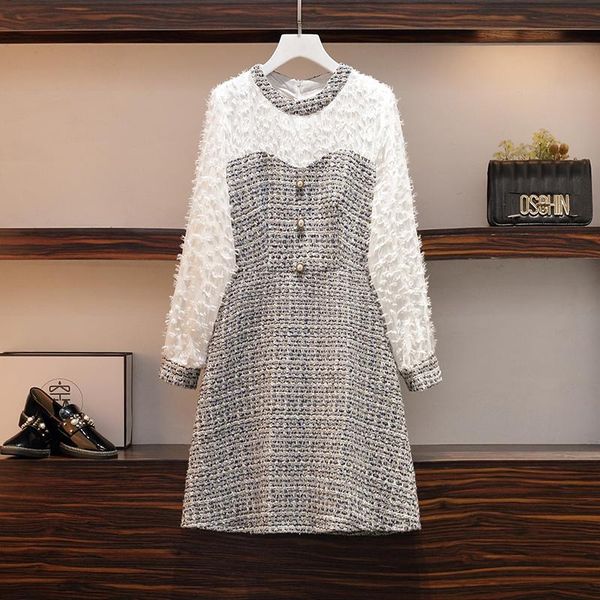 slim dress female autumn style edstidos de fiesta office lady 5xl plus size women's clothing robe femme casual dresses, Black;gray
slim dress female autumn style edstidos de fiesta office lady 5xl plus size women's clothing robe femme casual dresses, Black;gray