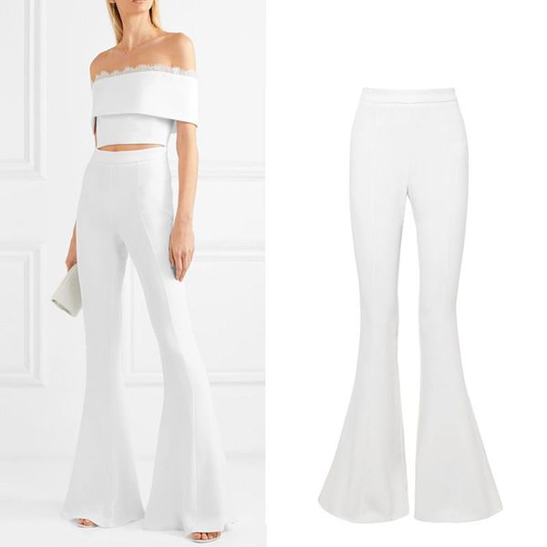 women's pants & capris european thin floor length longer trousers female high waist personality pleated front slim big flare wq2031, Black;white
women's pants & capris european thin floor length longer trousers female high waist personality pleated front slim big flare wq2031, Black;white