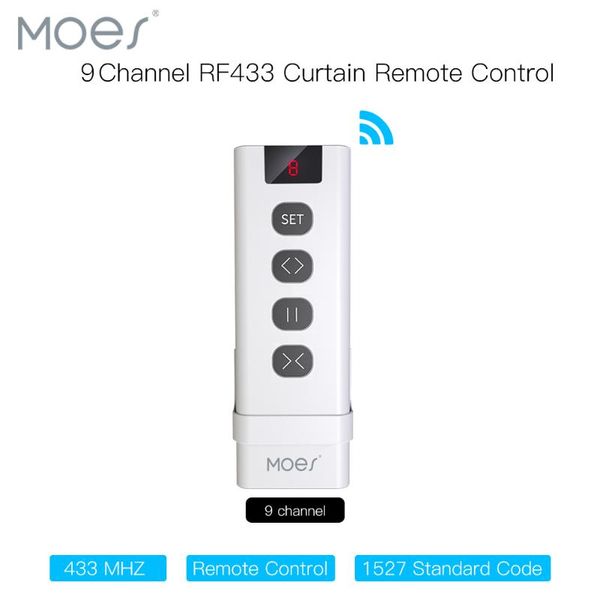smart home control 9 channel rf433 remote for wifi curtain switch rf roller blinds module battery powered accessories emitter
smart home control 9 channel rf433 remote for wifi curtain switch rf roller blinds module battery powered accessories emitter