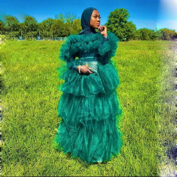 casual dresses modest green tulle muslim long sleeves extra puffy tiered women dressing gowns for po shoot, Black;gray
casual dresses modest green tulle muslim long sleeves extra puffy tiered women dressing gowns for po shoot, Black;gray