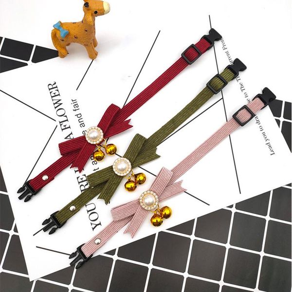 colors cat dog pearl bow bells necklace collar holiday pet bowknot adjustable neck strap puppy kitten grooming accessories apparel
colors cat dog pearl bow bells necklace collar holiday pet bowknot adjustable neck strap puppy kitten grooming accessories apparel