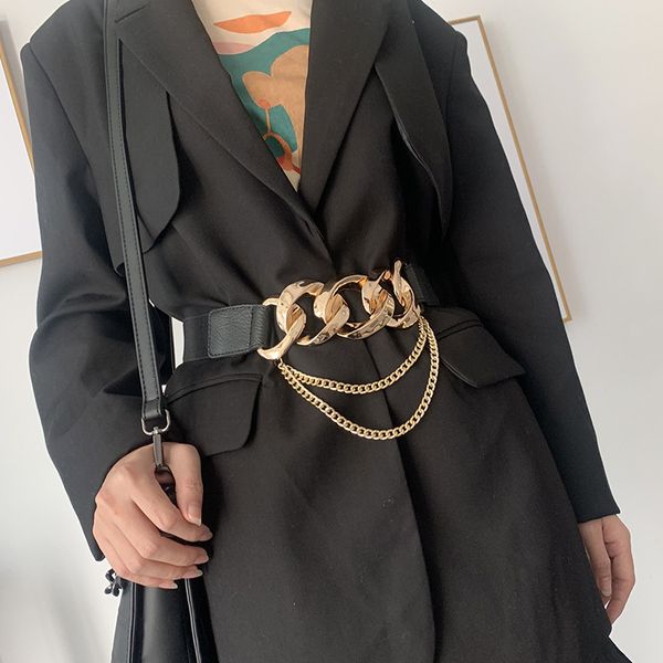 leather chain belts for women fashion elastic black waist belts body bondage vintage female waist accessories garters, Black;white
leather chain belts for women fashion elastic black waist belts body bondage vintage female waist accessories garters, Black;white