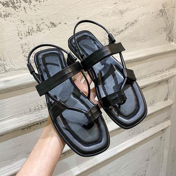 sandals summer women's 2021 female slip-on flat shoes roman outdoor beach open toe for woman, Black
sandals summer women's 2021 female slip-on flat shoes roman outdoor beach open toe for woman, Black