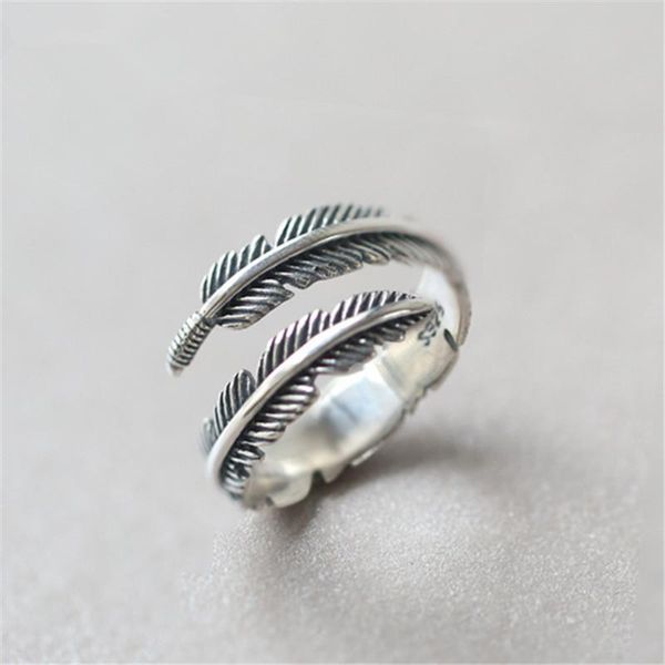 cluster rings vintage design ring silver adjustable feather women sterling jewelry wedding gift, Golden;silver
cluster rings vintage design ring silver adjustable feather women sterling jewelry wedding gift, Golden;silver