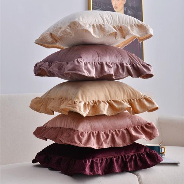 cushion/decorative pillow nordic fish scales jacquard ruffle cushion cover velvet sofa home decorative pillowcase 45x45cm
cushion/decorative pillow nordic fish scales jacquard ruffle cushion cover velvet sofa home decorative pillowcase 45x45cm