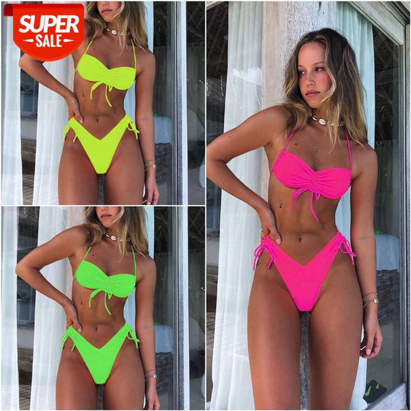 bathing suits women's swimsuit solid color pleated bandage bikini 9269 #ns10, White;black
bathing suits women's swimsuit solid color pleated bandage bikini 9269 #ns10, White;black