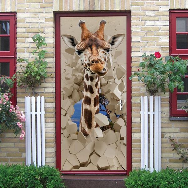 wallpapers creative environmental protection 3d giraffe door sticker refurbished self-adhesive bedroom wall pvc
wallpapers creative environmental protection 3d giraffe door sticker refurbished self-adhesive bedroom wall pvc