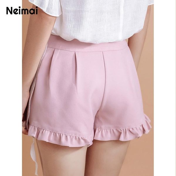 women's shorts neimai summer korean style women pantalon corto mujer verano cotton high waisted cute 2021 short feminino, White;black
women's shorts neimai summer korean style women pantalon corto mujer verano cotton high waisted cute 2021 short feminino, White;black