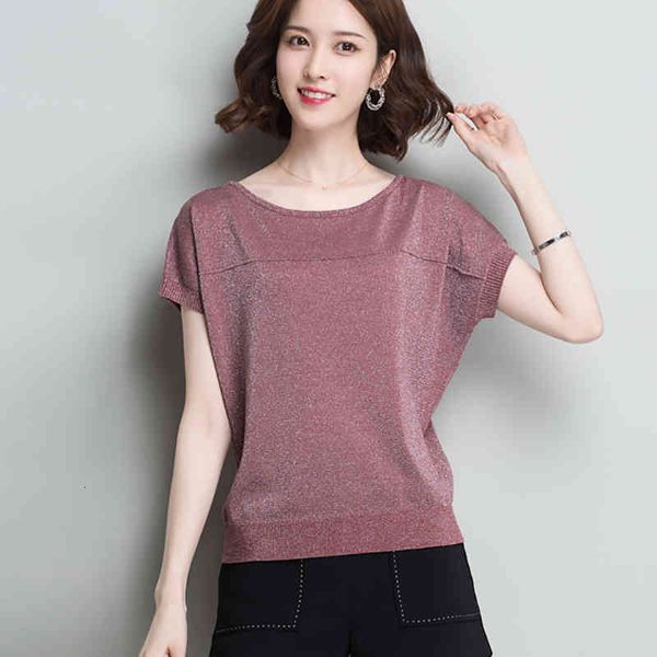 women's t-shirt female sweater, shiny silk mesh, bat short sleeve, summer shirt , women's clothes, t-shirts, negligee vzm8, White 
women's t-shirt female sweater, shiny silk mesh, bat short sleeve, summer shirt , women's clothes, t-shirts, negligee vzm8, White