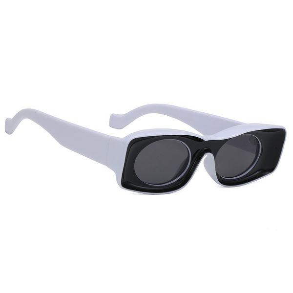 double colors rectangle sunglass concave frame ins popular fashion women punk candy men oval shad small uv400 male female, White;black
double colors rectangle sunglass concave frame ins popular fashion women punk candy men oval shad small uv400 male female, White;black