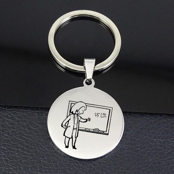 keychains personality disc charm keychain 2021 stainless steel keyring jewelry gift for teacher yp6955, Silver
keychains personality disc charm keychain 2021 stainless steel keyring jewelry gift for teacher yp6955, Silver