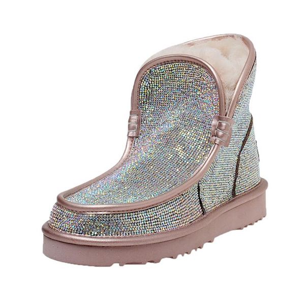 boots winter style rhinestone snow women round toe thick bottom short tube cotton shoes plush keep warm crystal ankle, Black
boots winter style rhinestone snow women round toe thick bottom short tube cotton shoes plush keep warm crystal ankle, Black
