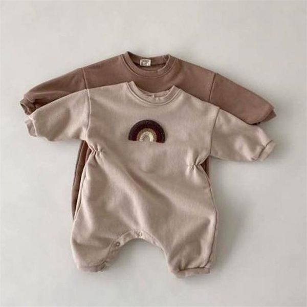 winter newborn baby boy and girl thicken warm romper clothes plus cashmere lining baby toddler long sleeve rainbow jumpsuit 210413, Blue
winter newborn baby boy and girl thicken warm romper clothes plus cashmere lining baby toddler long sleeve rainbow jumpsuit 210413, Blue