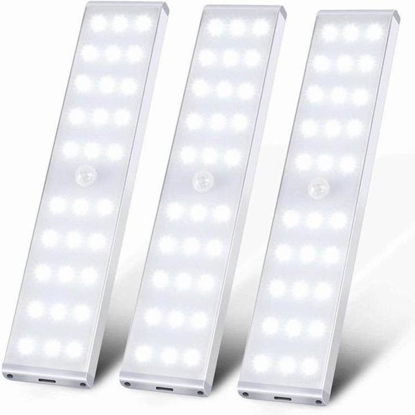motion sensor closet lights 30 leds under cabinet lights, usb rechargeable stick-on stairs step light bar, safe led night
motion sensor closet lights 30 leds under cabinet lights, usb rechargeable stick-on stairs step light bar, safe led night