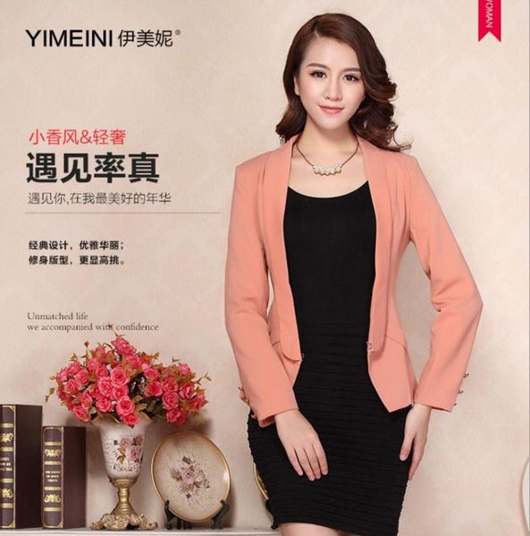 women's suits & blazers autumn fashion brand metal buttons short balzer slim and elegant female beautiful jacket with lining wj2823 dro, White;black
women's suits & blazers autumn fashion brand metal buttons short balzer slim and elegant female beautiful jacket with lining wj2823 dro, White;black