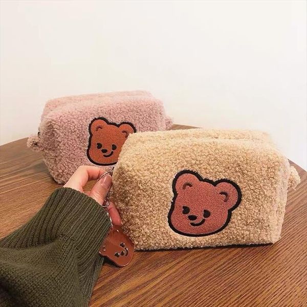 bear flannel cosmetic portable bag large capacity wash women travel makeup brush organizer storage pouch student pencil case
bear flannel cosmetic portable bag large capacity wash women travel makeup brush organizer storage pouch student pencil case