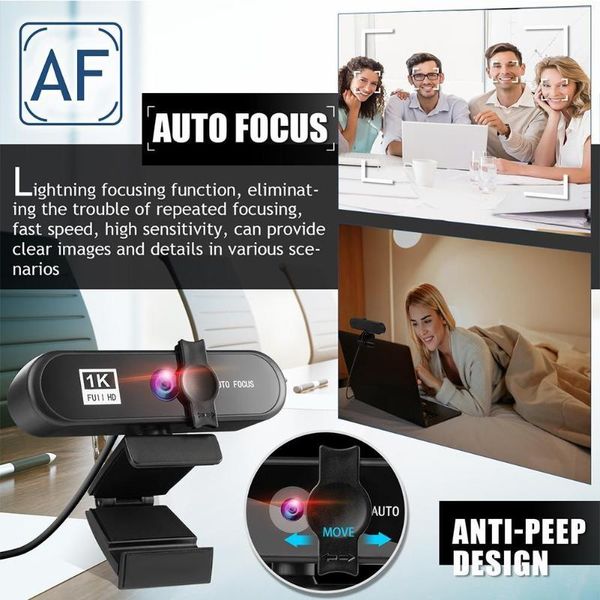 1k/2k/4k webcam full hd 1080p web camera with microphone cover lens lapfor pc audio 8mp usb webcams computer plug autof h7l5
1k/2k/4k webcam full hd 1080p web camera with microphone cover lens lapfor pc audio 8mp usb webcams computer plug autof h7l5
