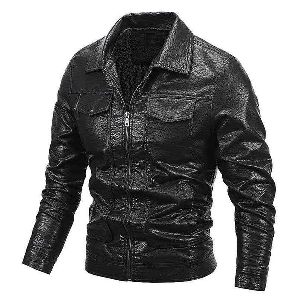 autumn winter fleece leather jacket men solid color turn down collar zipper motorcycle jacket mens casual biker jacket coats man y1122, Black;brown
autumn winter fleece leather jacket men solid color turn down collar zipper motorcycle jacket mens casual biker jacket coats man y1122, Black;brown