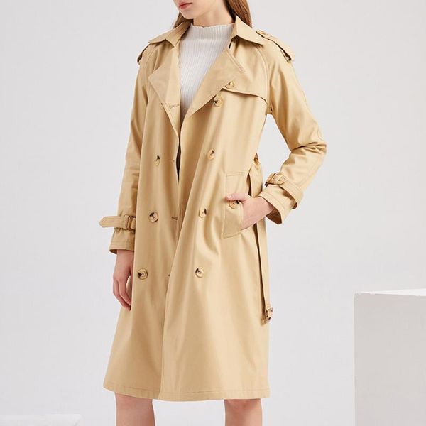women's trench coats coat fashion women long spring vintage belt double breasted khaki casual outwear office, Tan;black
women's trench coats coat fashion women long spring vintage belt double breasted khaki casual outwear office, Tan;black