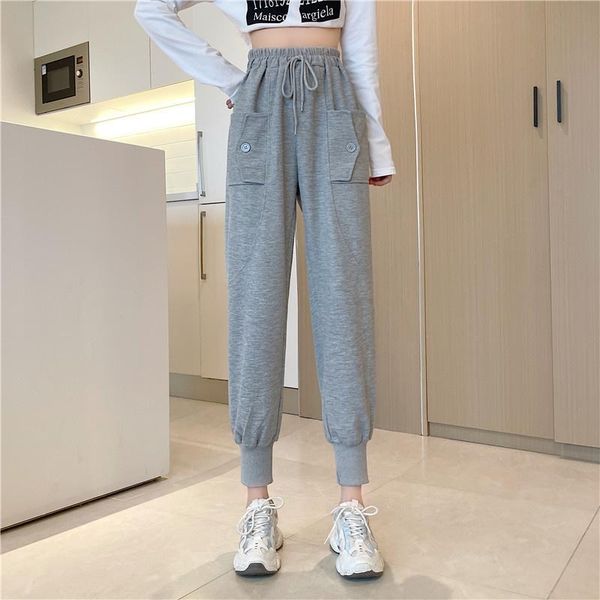 women's pants & capris real s cost-effective autumn ankle-tied sweatpants design, Black;white
women's pants & capris real s cost-effective autumn ankle-tied sweatpants design, Black;white