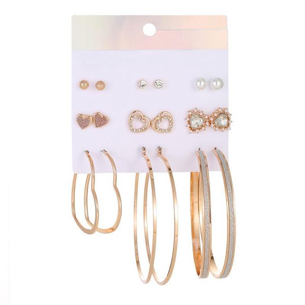 hoop & huggie punk golden circle oversize earrings for women fashion heart flower pearl rhinestone wedding jewelry accessories gift, Golden;silver
hoop & huggie punk golden circle oversize earrings for women fashion heart flower pearl rhinestone wedding jewelry accessories gift, Golden;silver
